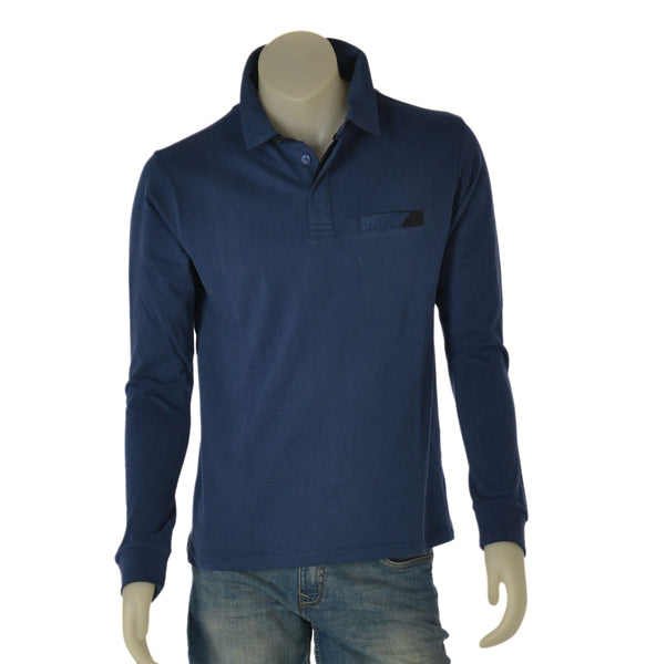 POLO UOMO COVERI MANICA LUNGA TASCHINO  CALDO COTONE ART. PL5255