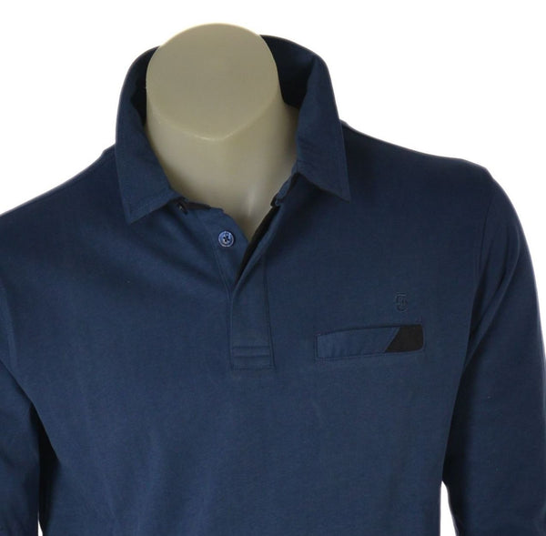 POLO UOMO COVERI MANICA LUNGA TASCHINO  CALDO COTONE ART. PL5255