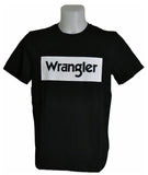 T-SHIRT UOMO PURO COTONE STAMPA LOGO MARCA WRANGLER ART. 742F