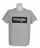 T-SHIRT UOMO PURO COTONE STAMPA LOGO MARCA WRANGLER ART. 742F