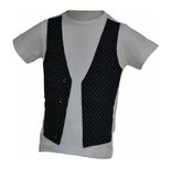 T-SHIRT BAMBINO EFFETTO GILET APPLICATO MARCA YOURS ART. Y8035