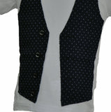 T-SHIRT BAMBINO EFFETTO GILET APPLICATO MARCA YOURS ART. Y8035