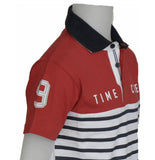 POLO RAGAZZO PURO COTONE FANTASIA A RIGHE MARCA YOURS ART. B4046