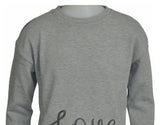 MAGLIA RAGAZZA MANICA LUNGA GIROCOLLO LOVE MARCA YOURS ART. Y6006