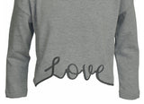 MAGLIA RAGAZZA MANICA LUNGA GIROCOLLO LOVE MARCA YOURS ART. Y6006