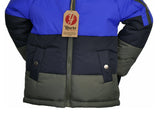 GIUBBINO IMBOTTITO TASCHE CAPPUCCIO RIGHE ZIP BAMBINO MARCA YOURS ART. B1835