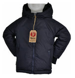 GIUBBINO IMBOTTITO TASCHE CAPPUCCIO RIGHE ZIP BAMBINO MARCA YOURS ART. B1835