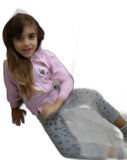TUTA BAMBINA CAPPUCCIO PURO COTONE PANTALONE FANTASIA MARCA BM ART B1530