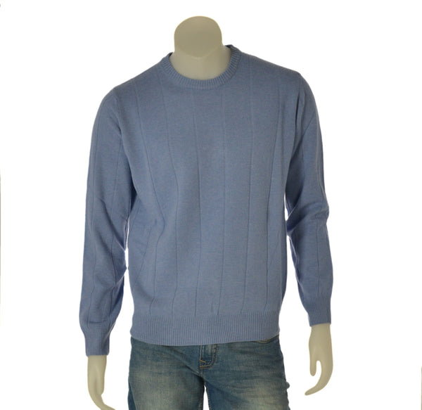 MAGLIONE UOMO SPORTING GIROCOLLO COSTE LARGHE LANA ART. 3830/80