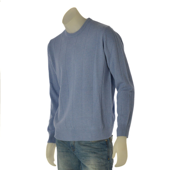 MAGLIONE UOMO SPORTING GIROCOLLO COSTE LARGHE LANA ART. 3830/80
