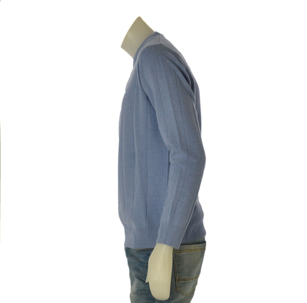 MAGLIONE UOMO SPORTING GIROCOLLO COSTE LARGHE LANA ART. 3830/80