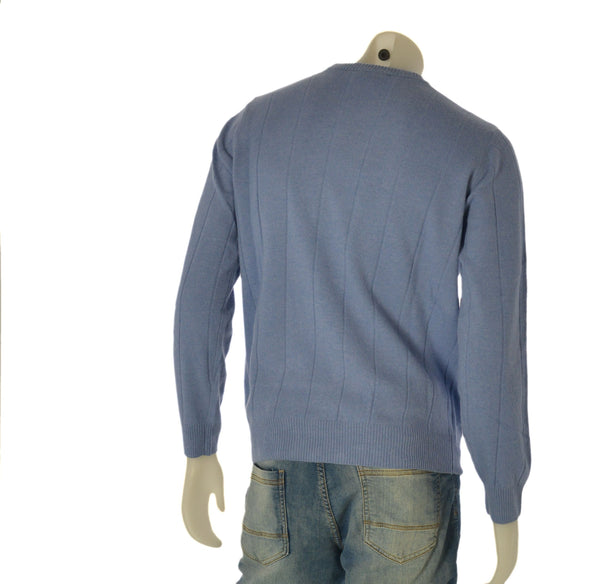 MAGLIONE UOMO SPORTING GIROCOLLO COSTE LARGHE LANA ART. 3830/80