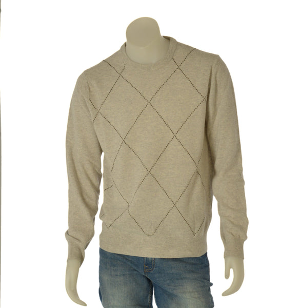 MAGLIONE UOMO SPORTING MARE GIROCOLLO LOSANGHE LANA ART. 3810/80