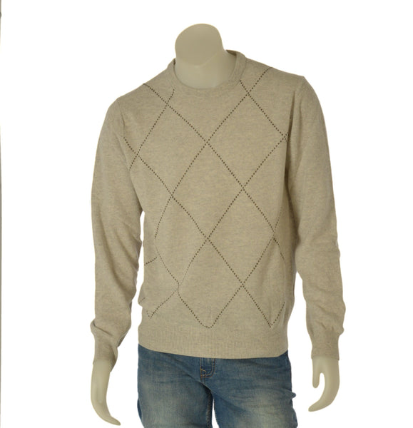 MAGLIONE UOMO SPORTING MARE GIROCOLLO LOSANGHE LANA ART. 3810/80