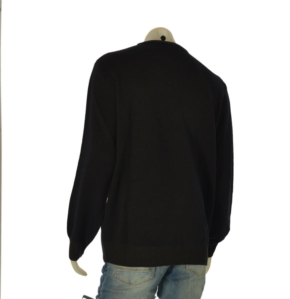 MAGLIONE UOMO SPORTING MARE TAGLIE OVER GIROCOLLO GRANA DI RISO LANA ART. 3300/80OS