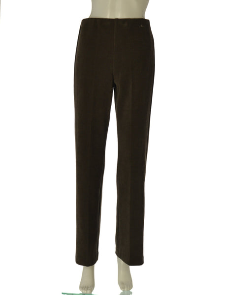 PANTALONE DONNA PERLA VELLUTO PALAZZO ELASTICO ART. MANUELA 26622