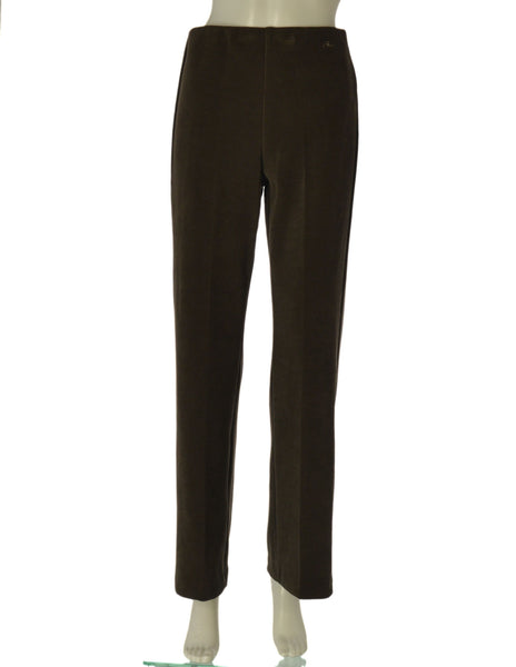 PANTALONE DONNA PERLA VELLUTO PALAZZO ELASTICO ART. MANUELA 26622