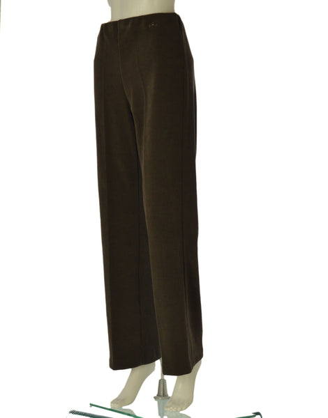 PANTALONE DONNA PERLA VELLUTO PALAZZO ELASTICO ART. MANUELA 26622