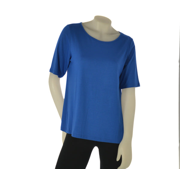 T-SHIRT DONNA RAGAZZA VISCOSA SPACCHI MARCA GAIA B. ART. 298/G