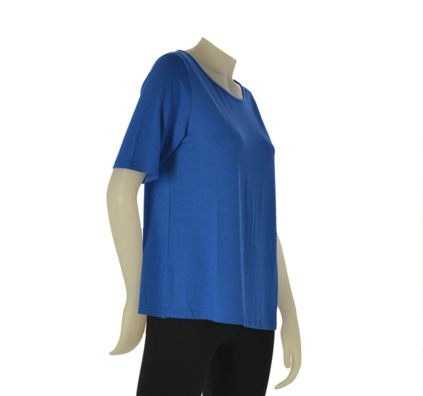 T-SHIRT DONNA RAGAZZA VISCOSA SPACCHI MARCA GAIA B. ART. 298/G