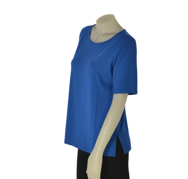 T-SHIRT DONNA RAGAZZA VISCOSA SPACCHI MARCA GAIA B. ART. 298/G