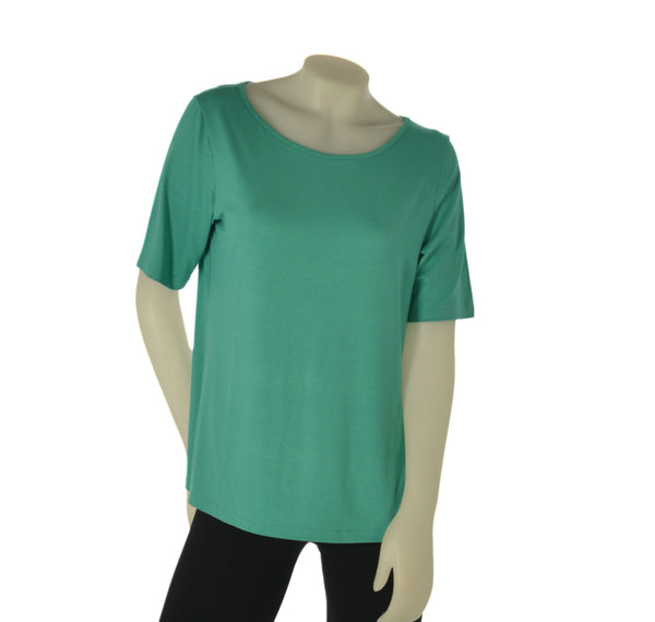 T-SHIRT DONNA RAGAZZA VISCOSA SPACCHI MARCA GAIA B. ART. 298/G