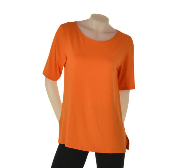 T-SHIRT DONNA RAGAZZA VISCOSA SPACCHI MARCA GAIA B. ART. 298/G