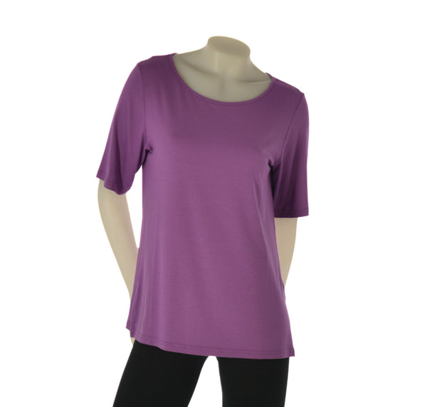 T-SHIRT DONNA RAGAZZA VISCOSA SPACCHI MARCA GAIA B. ART. 298/G