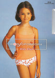 COMPLETINO BAMBINA BIMBA CANOTTA TOP SLIP ELASTICIZZATO ROSSOPORPORA ART.CB136