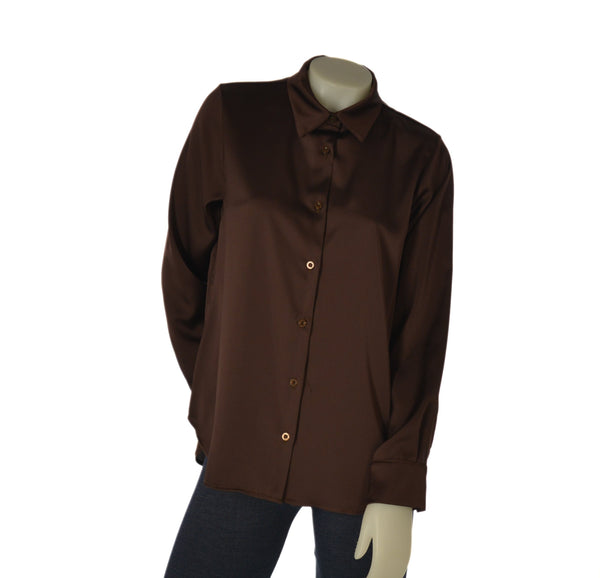 CAMICIA DONNA GRIFFAI RASO MANICA LUNGA POLSINI BOTTONI  ART. DGF7581