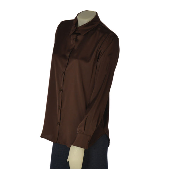 CAMICIA DONNA GRIFFAI RASO MANICA LUNGA POLSINI BOTTONI  ART. DGF7581