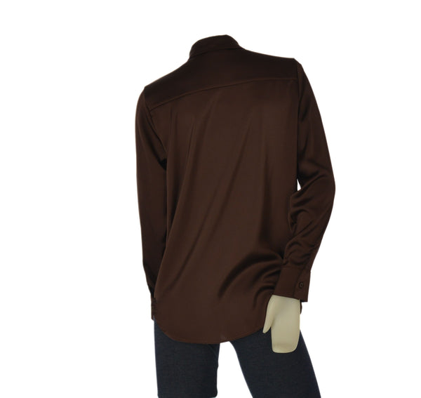 CAMICIA DONNA GRIFFAI RASO MANICA LUNGA POLSINI BOTTONI  ART. DGF7581