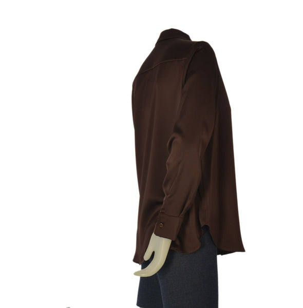 CAMICIA DONNA GRIFFAI RASO MANICA LUNGA POLSINI BOTTONI  ART. DGF7581