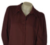 CAMICIA DONNA GRIFFAI MANICA LUNGA A SBUFFO BOTTONI GEORGETTE ART. DGF7584