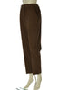 PANTALONE DONNA GRIFFAI CAPRI VELLUTO TASCHE ZIP BOTTONE ART. DGF7484