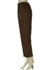 PANTALONE DONNA GRIFFAI CAPRI VELLUTO TASCHE ZIP BOTTONE ART. DGF7484