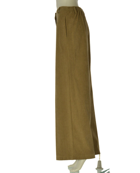 PANTALONE DONNA GRIFFAI PALAZZO VELLUTO TASCHE ELASTICO ART. DGF7487