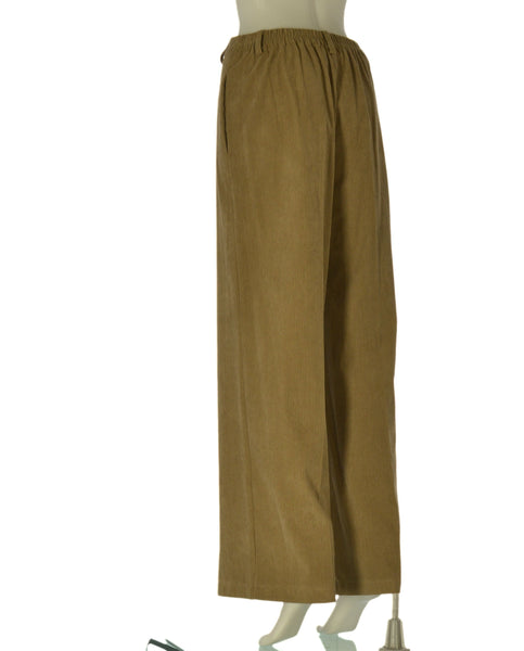 PANTALONE DONNA GRIFFAI PALAZZO VELLUTO TASCHE ELASTICO ART. DGF7487