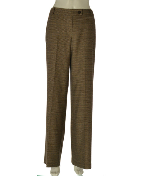 PANTALONE DONNA GRIFFAI PALAZZO FANTASIA QUADRI TASCHE ART. DGF7479