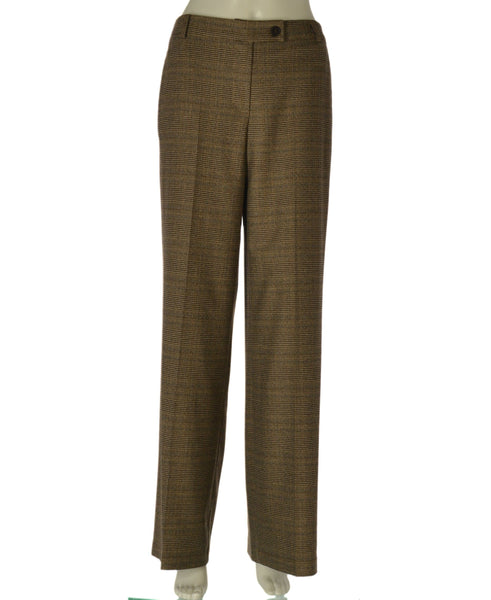 PANTALONE DONNA GRIFFAI PALAZZO FANTASIA QUADRI TASCHE ART. DGF7479