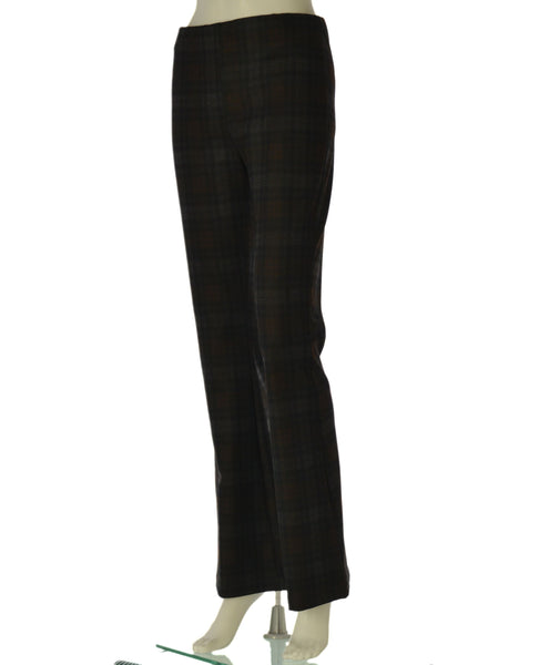 PANTALONE DONNA GRIFFAI A ZAMPA FANTASIA A QUADRI ELASTICIZZATO ART. DGF7496