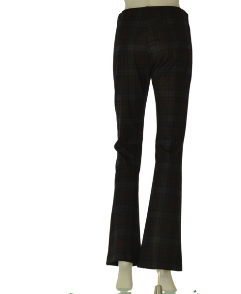 PANTALONE DONNA GRIFFAI A ZAMPA FANTASIA A QUADRI ELASTICIZZATO ART. DGF7496