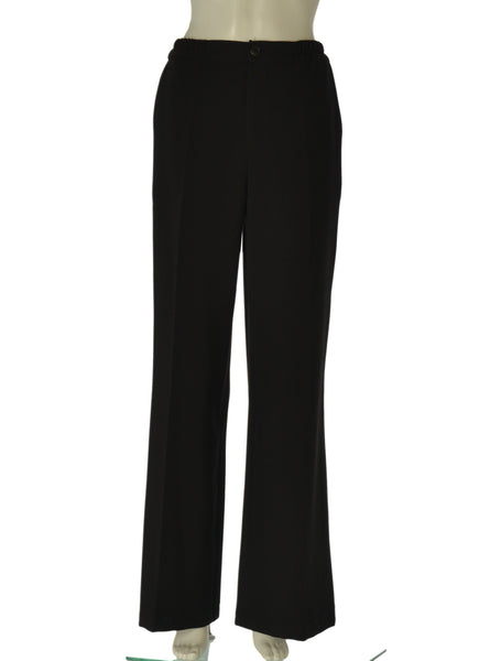 PANTALONE DONNA GRIFFAI PALAZZO ELASTICO ZIP BOTTONE TASCHE ART. DGF7575