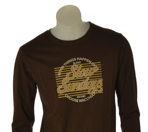 T-SHIRT UOMO LOSAN MANICA LUNGA STAMPA GIROCOLLO COTONE ART. 26WH0124