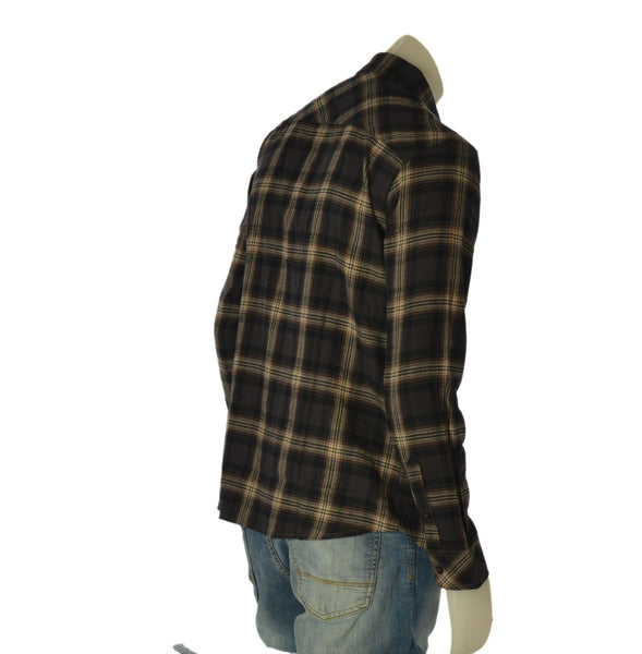 CAMICIA UOMO LOSAN FLANELLA QUADRI TASCHINI REGULR FIT COTONE ART. L26WH0312