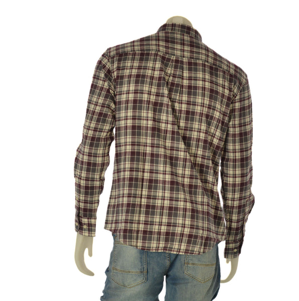 CAMICIA UOMO LOSAN BUTTON DOWN TASCHINO FLANELLA COTONE QUADRI ART. L26WH0302