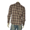 CAMICIA UOMO LOSAN BUTTON DOWN TASCHINO FLANELLA COTONE QUADRI ART. L26WH0302