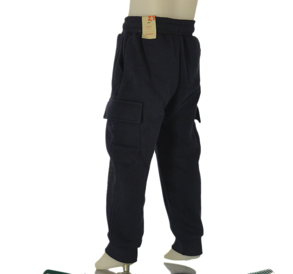 PANTALONE BAMBINO ZIPPY CARGO FELPATO ELASTICO ART. ZKBAP0401-26038