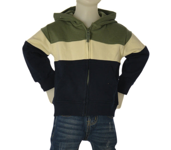 FELPA BAMBINO ZIPPY FUL ZIP CAPPUCCIO TASCHE FELPATA COTONE ART. ZKBAP0201-26018