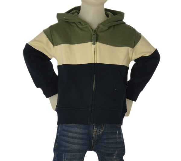 FELPA BAMBINO ZIPPY FUL ZIP CAPPUCCIO TASCHE FELPATA COTONE ART. ZKBAP0201-26018